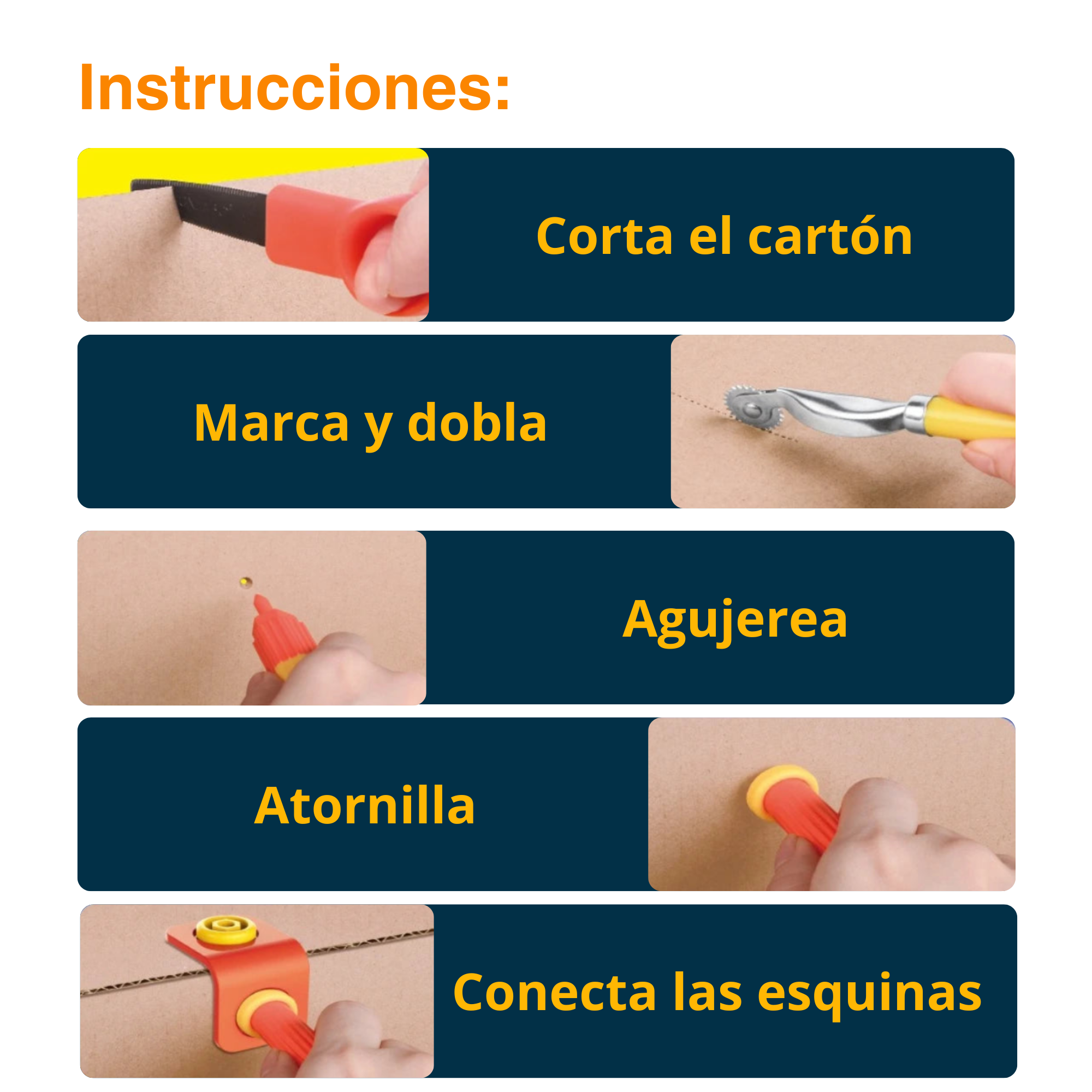 Kit de Construcción para cartón